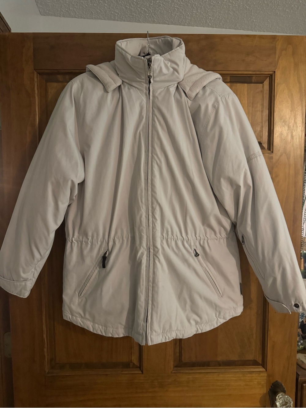 Pacific Trail Women’s Cream Hooded Coat/Jacket